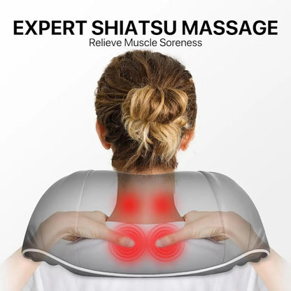 Heated Shiatsu Neck and Shoulder Massager
