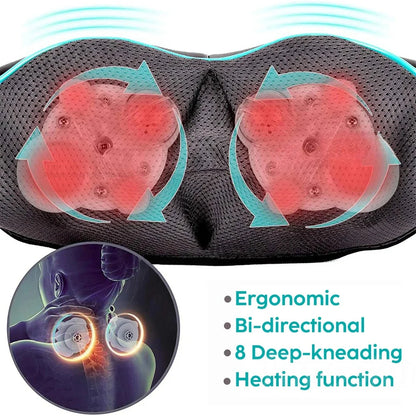 Heated Shiatsu Neck and Shoulder Massager
